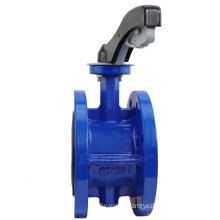 Bundor 200 mm DN 200 PN10 lever operated butterfly valve with flange connection